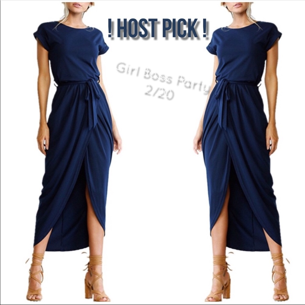 ✨HP✨ ✦ NWT Casual Beach Wrap Maxi Dress✦